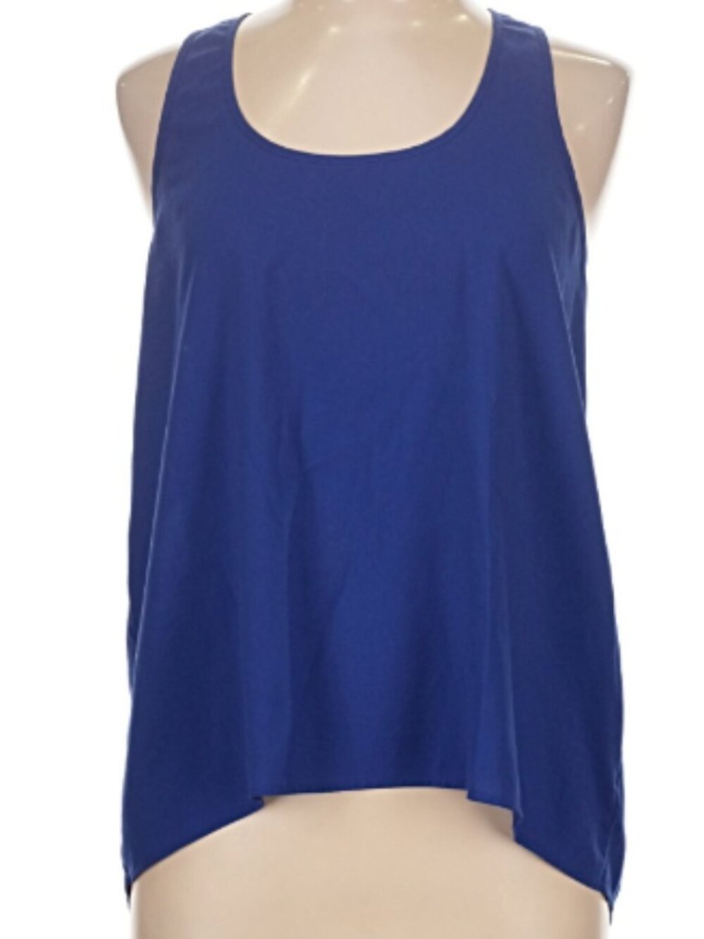 Frenchi Blue Sleeveless Blouse Size Large